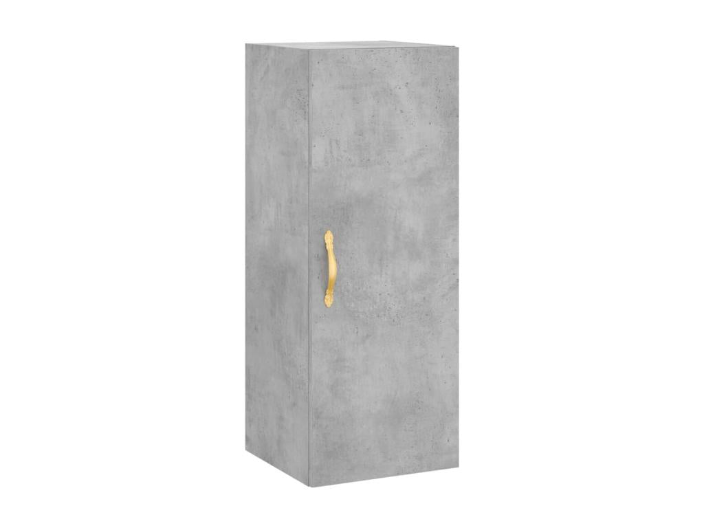 Credenza haut Grey béton 34.5x34x180 cm Mobenze d'ingénierie SAWG96613