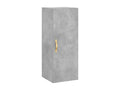Credenza grigia, 34,5 x 34 x 180 cm