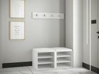 Mobile d'ingresso Mobenze 376 84x44cm Brun clair - Nero Stratifié - Tapisserie - Mobenze XHCE43757