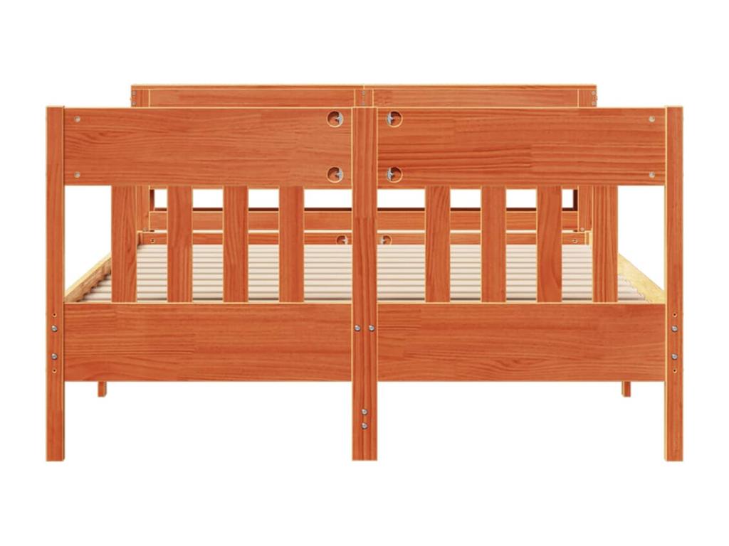 Materasso in legno di pino marrone, 120 x 200 cm - dlz1766571797954