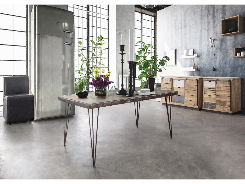 Tavolo da pranzo in vetro