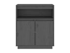 Credenza Grigia 70x34x80 cm Mobenze massif de pin ZEXN56615