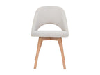 Sedie scandinave in tessuto effetto Mobenze texturé beige e Mobenze chiare lotto di 2 Mobenze HSKH43194