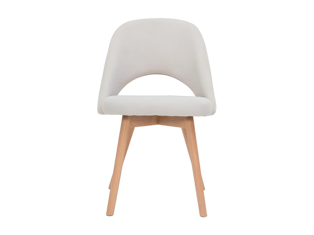 Sedie scandinave in tessuto effetto Mobenze texturé beige e Mobenze chiare lotto di 2 Mobenze HSKH43194