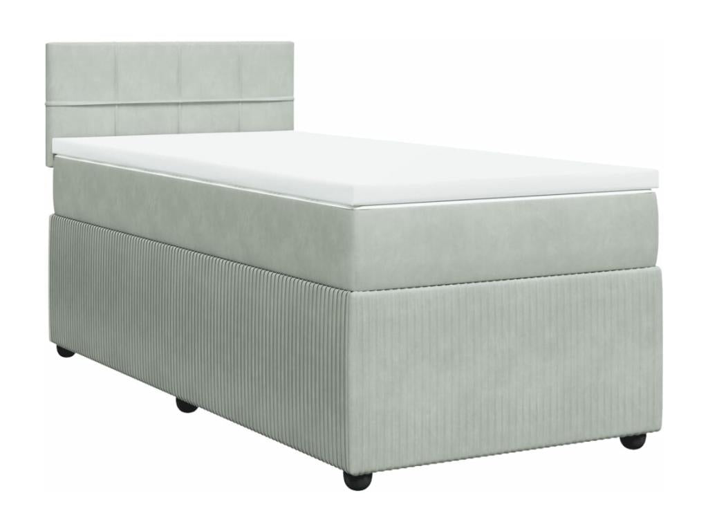 Sommier à Mobenze de lit et Materasso Grey clair 90x200 cm Mobenze XQEB50954