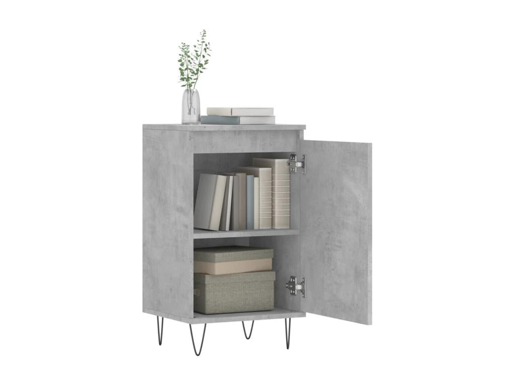 Buffet 2 pezzi cemento grigio 40x35x70 cm Mobenze d'ingénierie VEMV33724