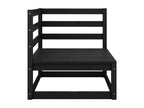 Set da giardino 9 pezzi nero Mobenze de pin massif ZFNJ45054