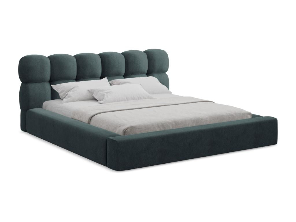 Lit rembourré con rangement 180x240 - en Mobenze - marin - Mobenze YCHE85581