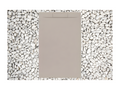 Receveur de douche 80x120 cm Mobenze RAL 1001 Ligne Mobenze in resina e polvere di marmo con griglia laterale in resina di marmo ZXIU84772