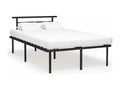 Struttura letto senza materasso nero metallo 120x200 cm RZSH23930