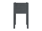 Giardiniere da esterno 2 pezzi Grigio 40x40x70cm Bois de pin massif GXEO08443