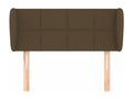 Testiera con oreilles Marrone Foncé 83x23x78/88 cm Tissu UWUY84351