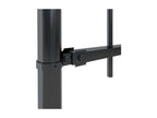 Clôture de jardin con dessus en cerceau Acier 11,9x0,8 m Nero RIIC28709