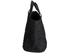 Borsa a tracolla nera Luxameub OBKB48817