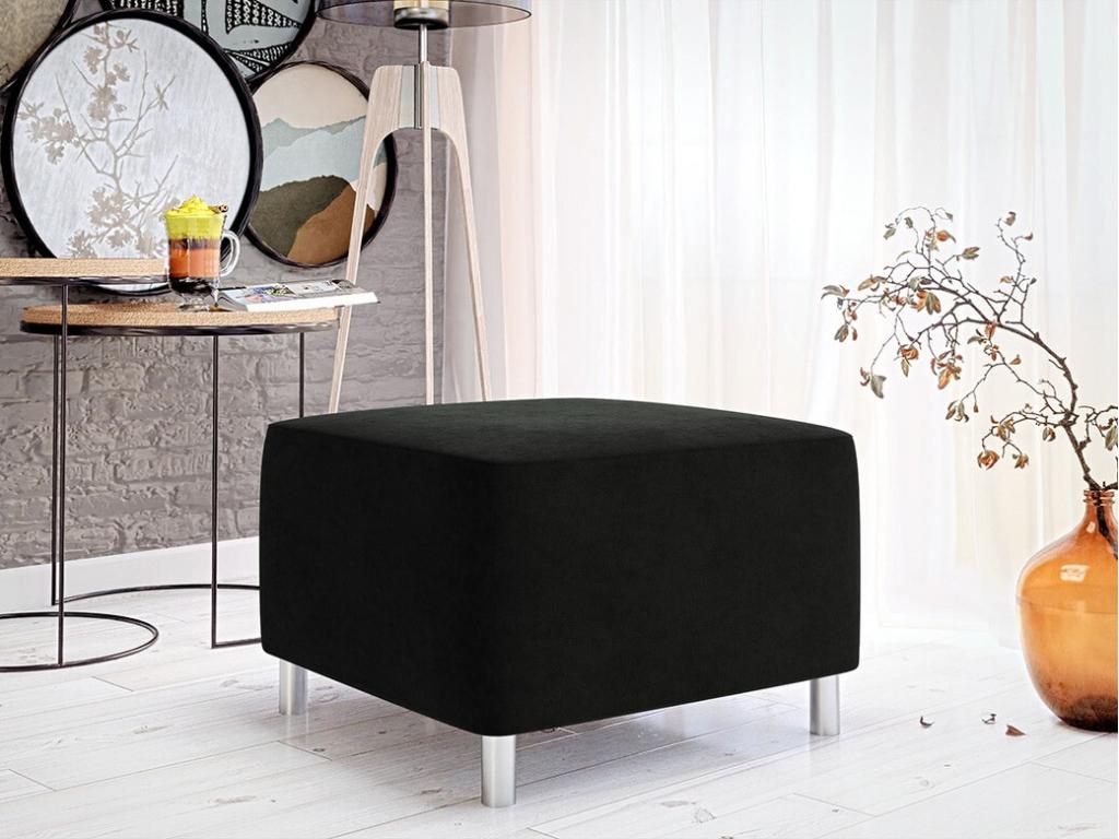 Pouf Mobenze 126 Grigio 42x56x65 cm Tapisserie Gambe Plastica UVIY99161