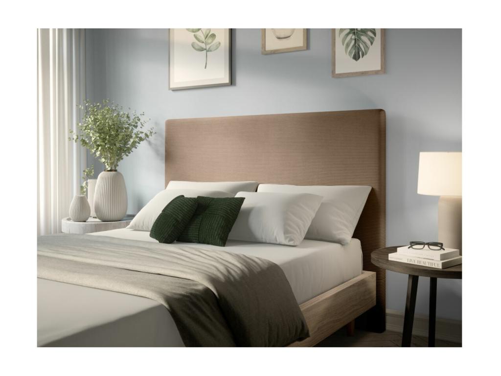 Testiera Mobenze en Mobenze côtelé - Mobenze - Grande 140 cm JQAW05520