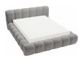 Lampada rembourré con rangement - 180x200 - lampada doppia - Mobenze - grigio - Mobenze WXFY38994