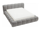 Lampada rembourré con rangement - 180x200 - lampada doppia - Mobenze - grigio - Mobenze WXFY38994