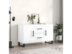 Credenza in legno ingegnerizzato bianco, 100 x 36 x 60 cm