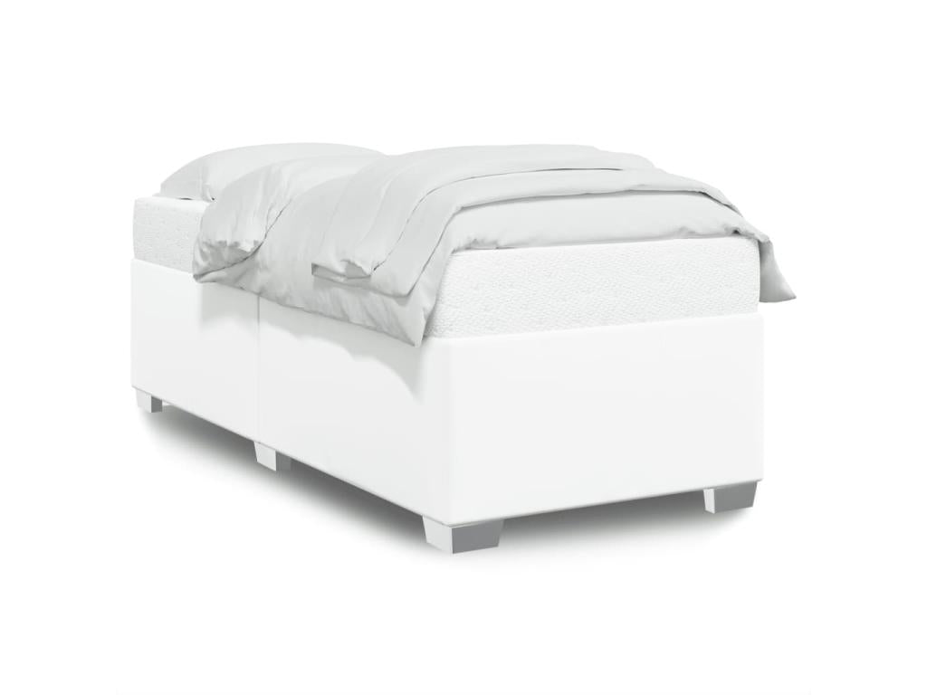 Materasso in similpelle bianca, 90 x 190 cm - dlz1766571217311