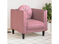 Poltrona con cuscino rosa Mobenze SGEM27489