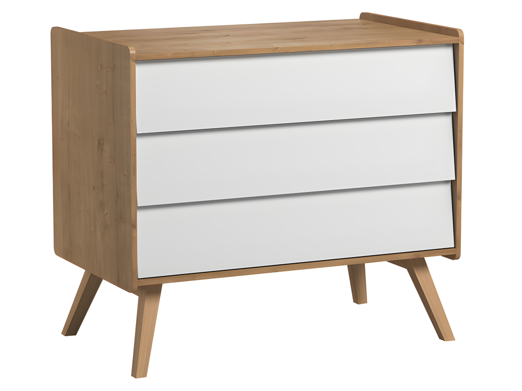 Comò 3 cassetti Vintage Mobenze Bianco TPVO90610