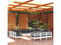 Set di mobili da esterno in legno di pino bianco - dlz1766571944593