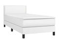 Materasso in similpelle bianca, 90 x 190 cm