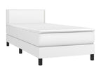 Materasso in similpelle bianca, 90 x 190 cm