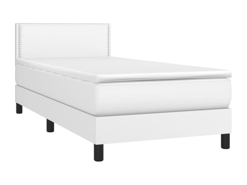 Materasso in similpelle bianca, 90 x 190 cm