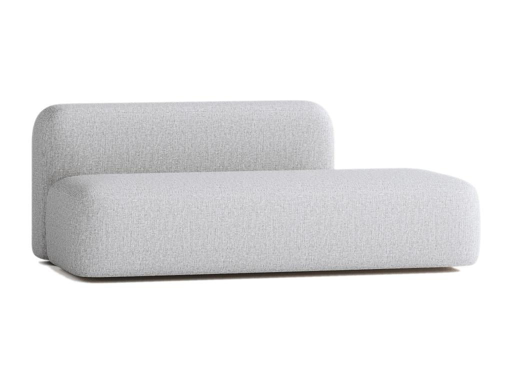 Divano Max 2/3 posti Tissu Gray Clair QCZE10726