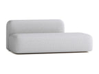 Divano Max 2/3 posti Tissu Gray Clair QCZE10726