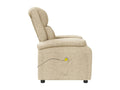Poltrona da massaggio Cream Tissu AVGV12945