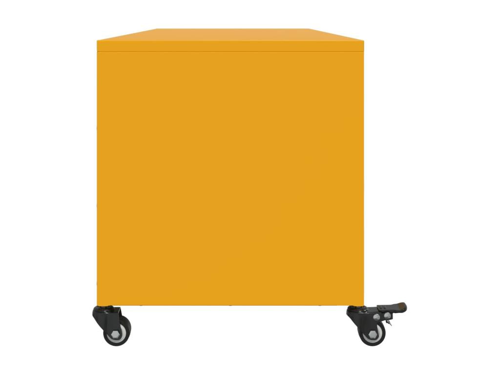 Mobile TV giallo, 100,5 x 39 x 43,5 cm