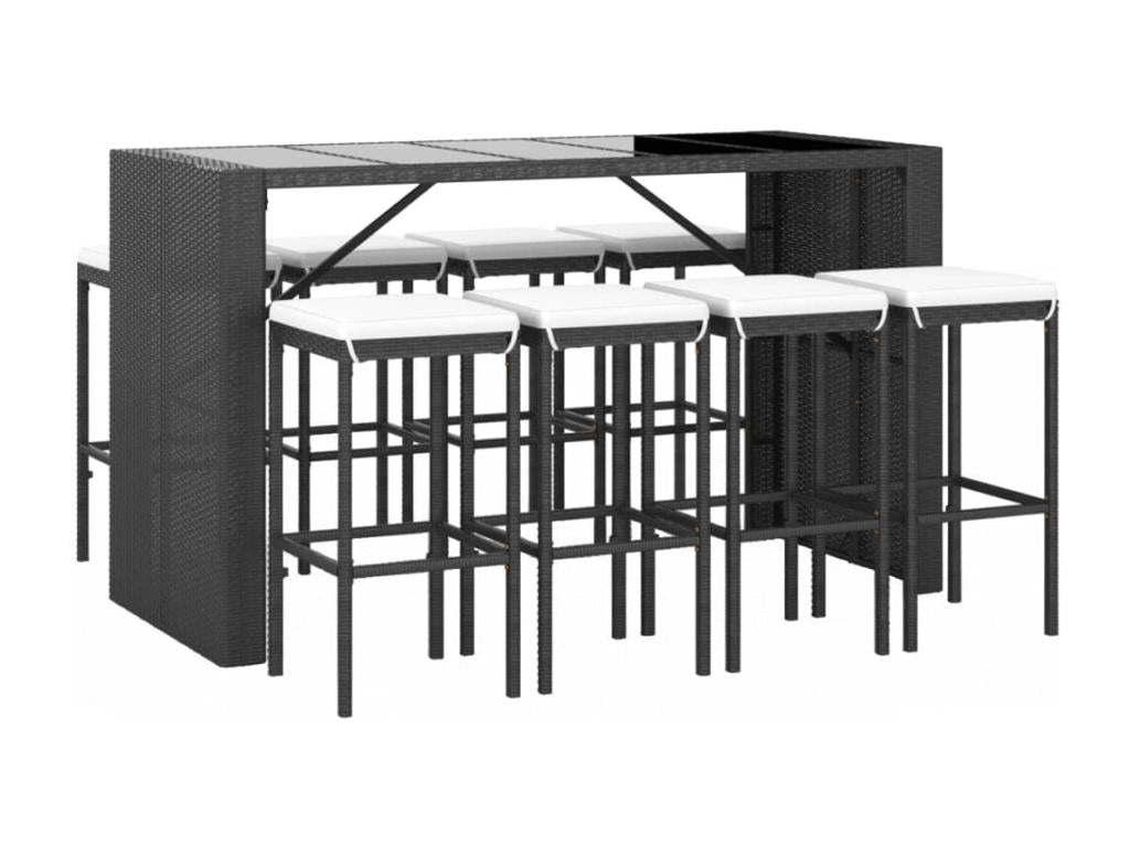 Insieme di barra nera 38x38x76 cm 02 0013443 VKGM74711