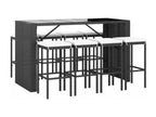 Insieme di barra nera 38x38x76 cm 02 0013443 VKGM74711