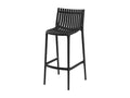 Mobenze - Tavolino da bar in polietilene nero YRBY91436