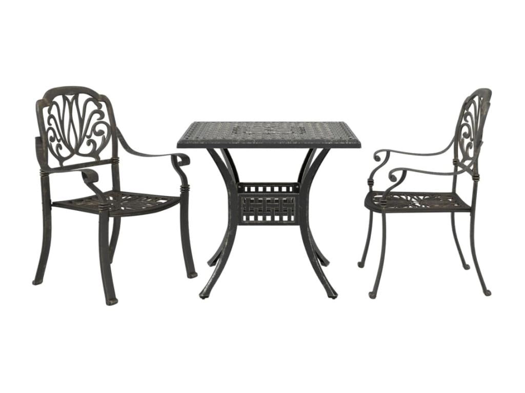 Ensemble de Mobenze 3 pz bronzo alluminio coulé FSVJ26575