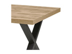 Mobenze - Tavolo 230 cm Aspetto Mobenze Piètement X Métal Poudré Nero DJLJ59912