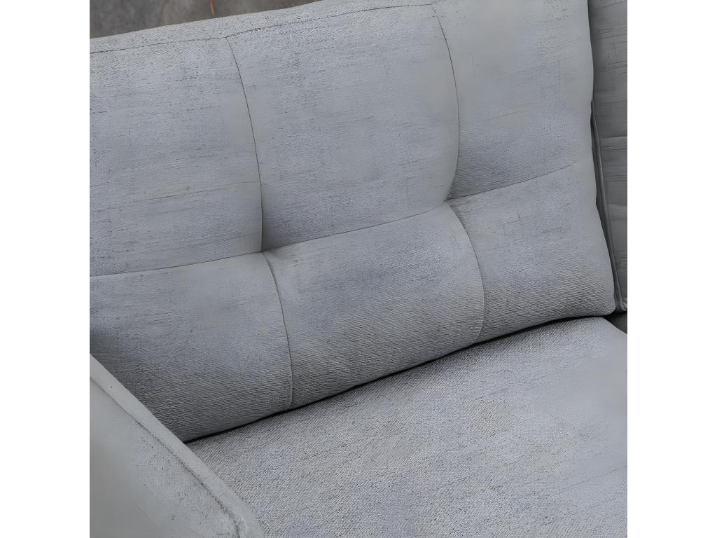 Divano 2 posti Mobenze déco Mobenze grigio YQQU13276