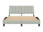 Struttura letto con testiera Grigio chiaro 140x200 BXUQ33290