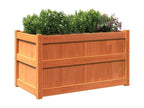Jardinière cire marron 90x50x50 cm Mobenze de pin massif BQON32876