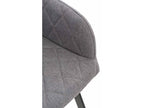Sedia in tessuto grigio
