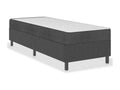 Materasso Ensemble et sommier tapissier Grigio foncé Tissu 100x200 GYQO99277