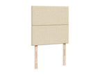 Struttura letto Mobenze con materasso crema 90x190 cm tessuto HWWR01543