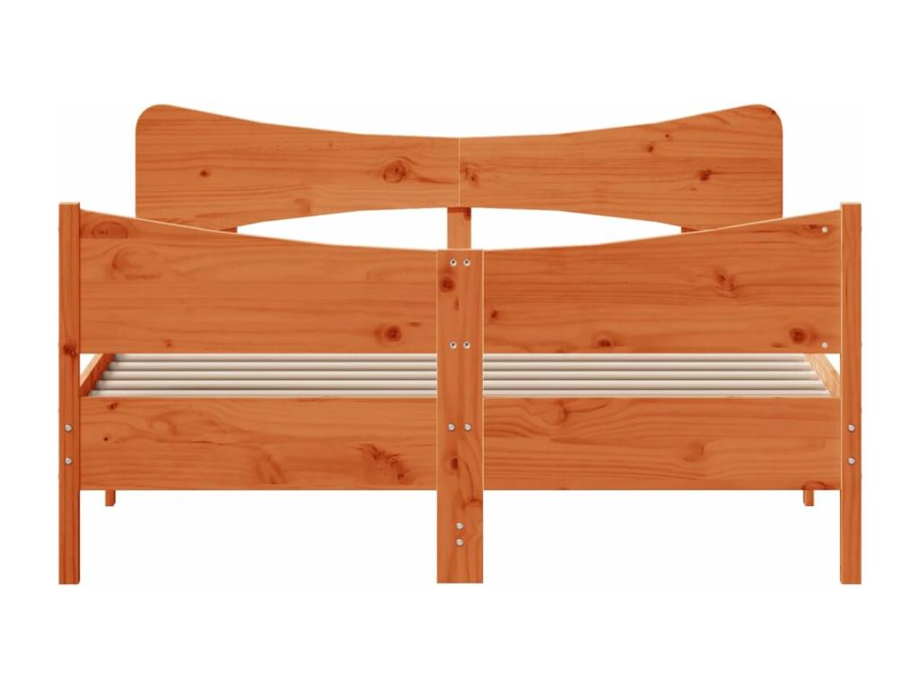 Materasso in legno di pino marrone, 160 x 200 cm