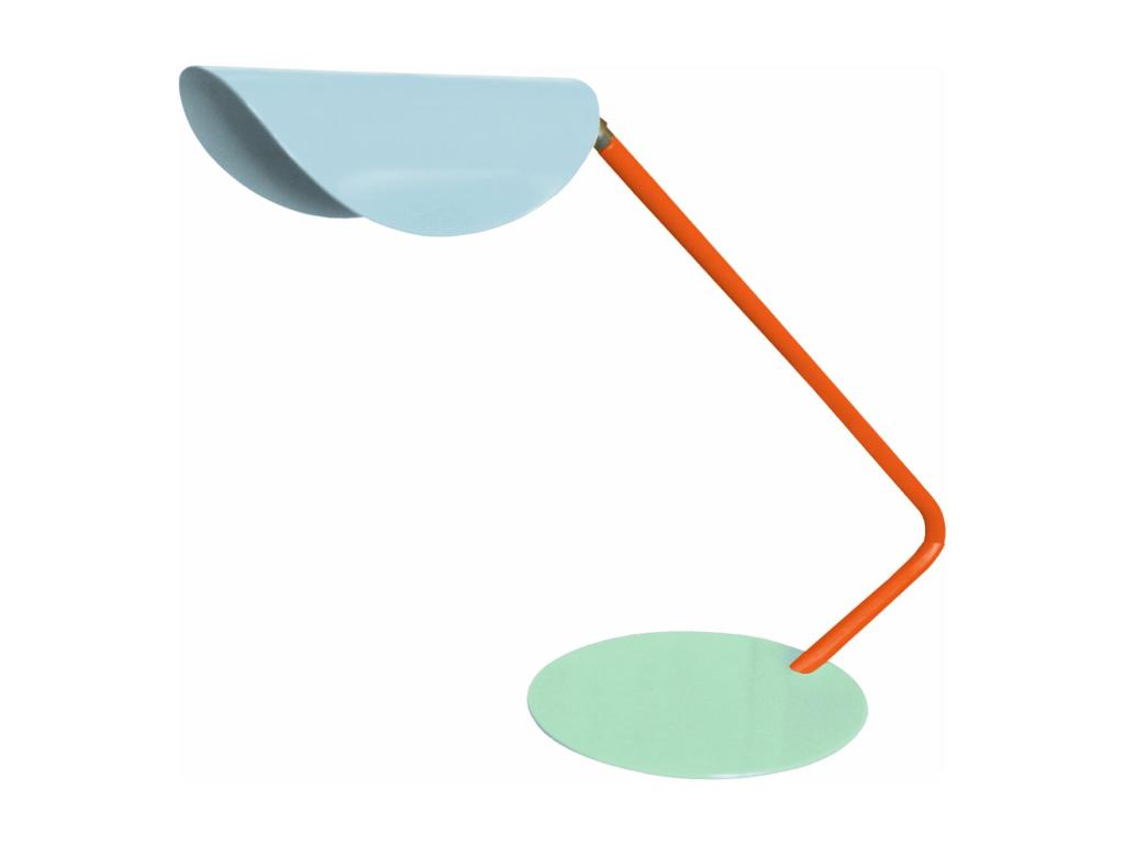 Lampada da ufficio in argento metallizzato blu 35 cm. ZBPP93994