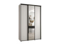 ARMOIRE Luxameub 3 À PORTES COULISSANTES 235.2/150/60 3 porte Bianco/Bianco/Nero GVML74253