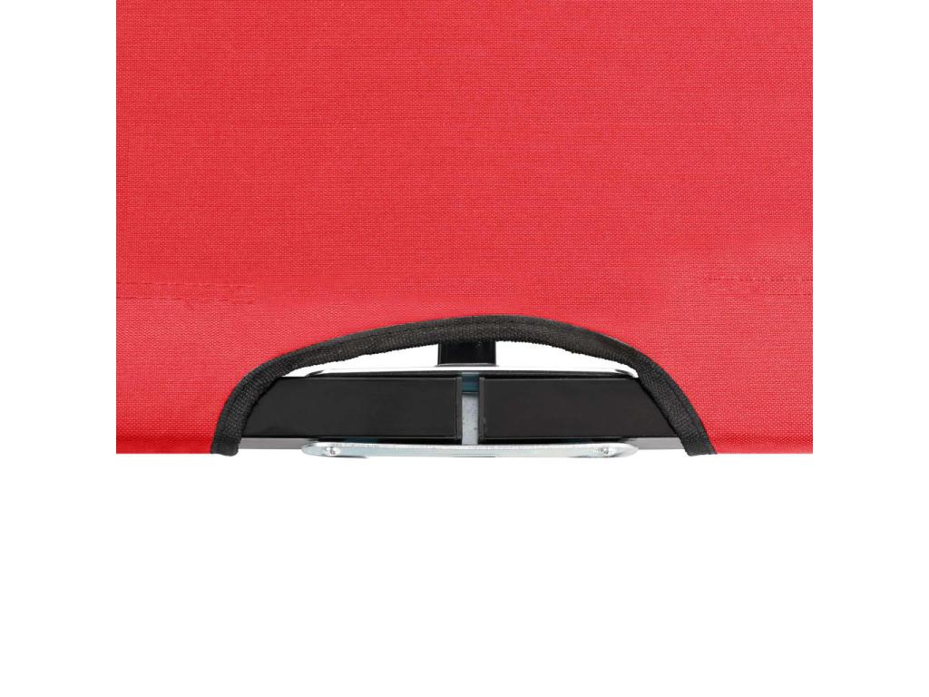 Chaise longue rossa