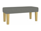 Lit à sommier tapissier et Materasso Grigio foncé 90x190 cm Tessuto AEZJ24239